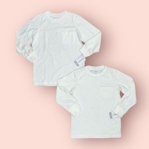 NWT Carter’s 100% Cotton Long Sleeve Shorts 4T White